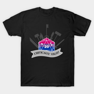 Critically Valid: Bisexual Pride T-Shirt